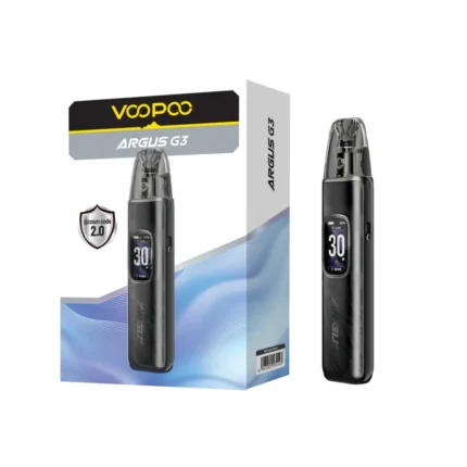 VOOPOO Argus G3 Pod Kit Midnight Black colour premium pod device at Vape Lox UAE