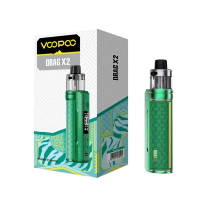 VOOPOO Drag X2 Pod Mod Kit Moss Green colour smart external battery pod mod UAE