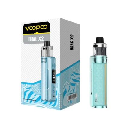 VOOPOO Drag X2 Pod Mod Kit Snow Blue edition refillable pod mod available in UAE