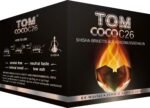 Tom Coco Gold Charcoal 1KG natural coconut shell hookah charcoal available at VapeLox UAE