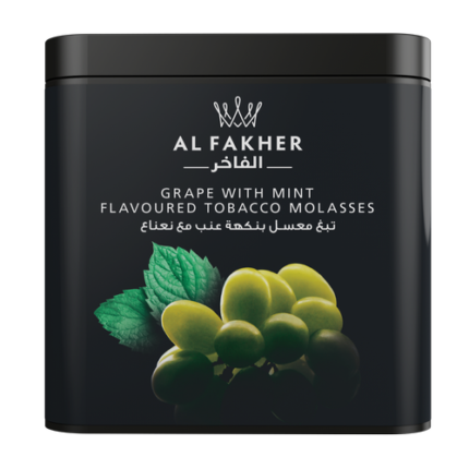 Al Fakher Grape Mint Shisha Tobacco 250G and 1KG original Emirates tobacco available at VapeLox UAE