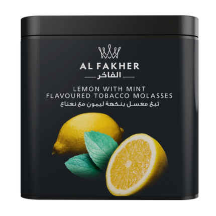 Al Fakher Lemon Mint Shisha Tobacco 250G and 1KG original Emirates tobacco available at VapeLox UAE