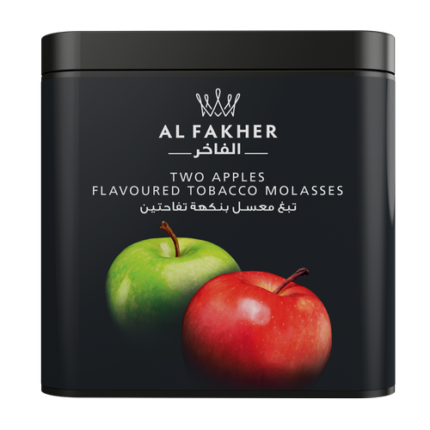 Al Fakher Two Apple Shisha Tobacco 250G and 1KG premium hookah flavor available at VapeLox UAE ✅