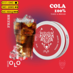 White OLO Nicotine Pouches Cola Tobacco-Free Slim Pouches - VapeLox UAE