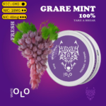 White OLO Nicotine Pouches Grape Mint Tobacco-Free Slim Pouches - VapeLox UAE