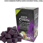 Coco Hawaia Cube Charcoal 96 Pieces 1KG natural coconut shell hookah charcoal available at VapeLox UAE