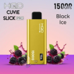 HQD Cuvie Slick Pro 15000 Puffs Black Ice Disposable Vape VapeLox Dubai UAE