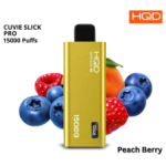 HQD Cuvie Slick Pro 15000 Puffs Peach Berry Disposable Vape VapeLox Dubai UAE