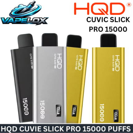 HQD Cuvie Slick Pro 15000 Puffs Disposable Vape VapeLox Dubai UAE