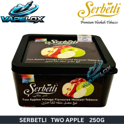 Serbetli Two Apple 250G Hookah Tobacco Vape Lox Dubai UAE
