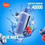 VOZOL Gear Hookah 40000 Puffs Blue Razz Ice Disposable Vape Vape Lox Dubai UAE