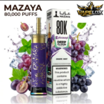 Mazaya Deep Cloud 80K Grape Mint Vape at VapeLox UAE