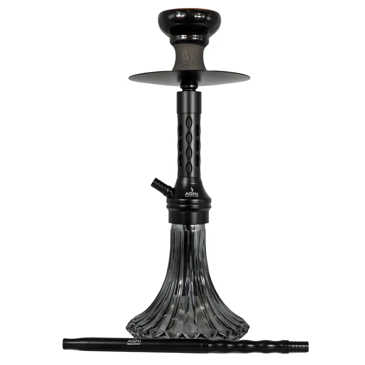Hawaya Black Shisha Hookah – Premium Glass Base & Metal Stem Hawaya Black Shisha Hookah – Premium Glass Base & Metal Stem