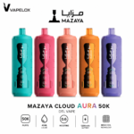Mazaya Cloud AURA 50000 Puffs 6mg Disposable Vape UAE Vape Lox