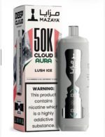 Mazaya Cloud AURA Lush Ice 50000 Puffs 6mg Disposable Vape UAE Vape Lox