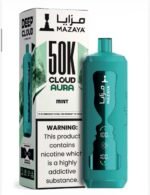 Mazaya Cloud AURA Mint 50000 Puffs 6mg Disposable Vape UAE Vape Lox