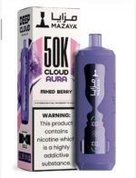 Mazaya Cloud AURA Mixed Berry 50000 Puffs 6mg Disposable Vape UAE Vape Lox