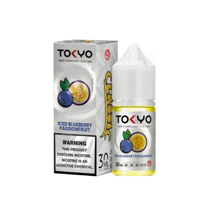 Tokyo Classic Ice Blueberry Passionfruit 30ml Salt Nic Liquid Dubai UAE VAPELOX